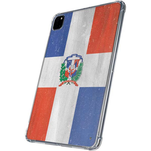 Dominican Republic Flag Faded iPad Pro 11in (2024) Clear Case